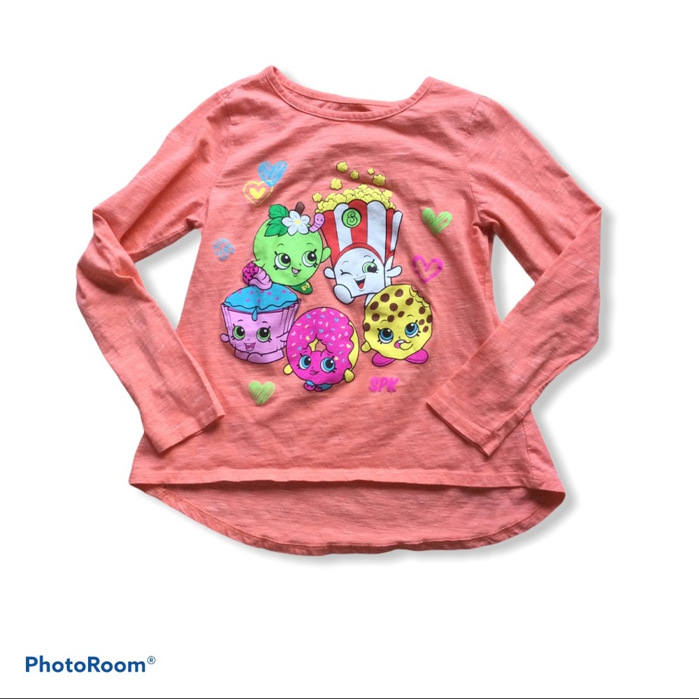 Girls large Shopkins tee